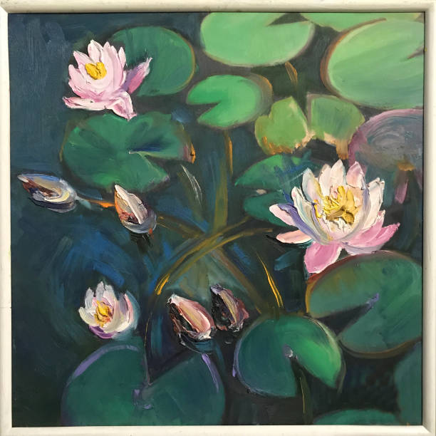 istock sea lilies on petals art painting 1370880454