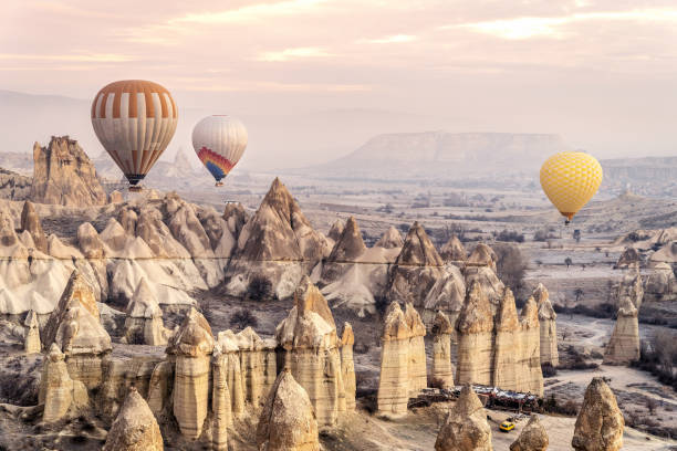 istock Cappadocia valley at sunrise 1370882130