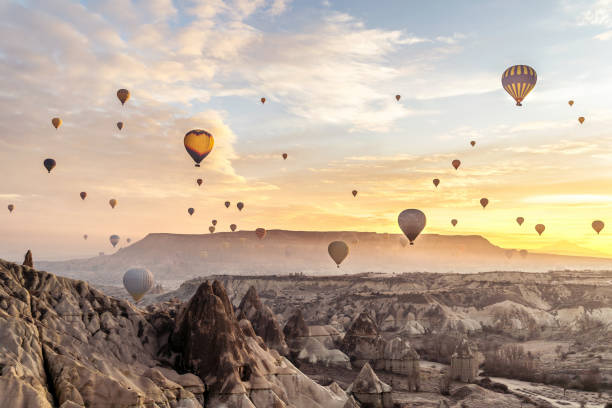 istock Cappadocia valley at sunrise 1370882181