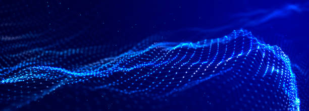 istock Digital technology background. Network connection dots and lines. Futuristic background for presentation design. 3d 1370884905