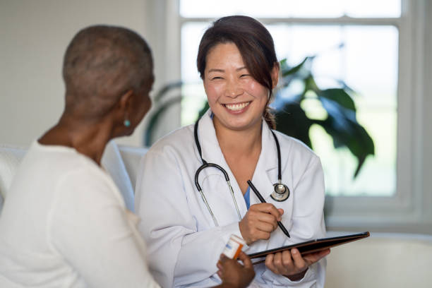 istock Cancer Patient Home Visit 1370896428