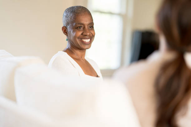 istock Visiting a Friend with Cancer 1370896434