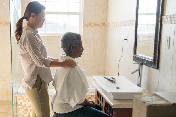 istock Saying Goodbye to Her Hair 1370896467