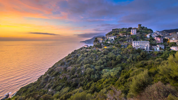 istock Mountain Village Corsica 1370898013