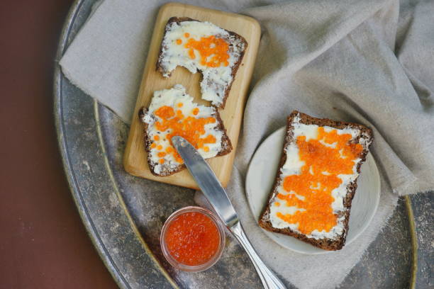 istock Red caviar. Seafood. Omega 3. 1370898286