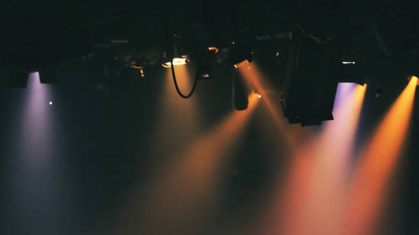 lights that the stage at theater