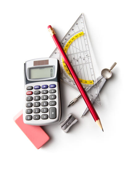 istock Office Supplies: School Supplies Isolated on White Background 1370904033