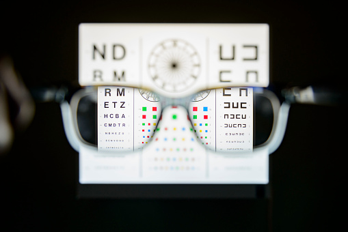 vision through prescription glasses by having a check-up at the eye specialist
