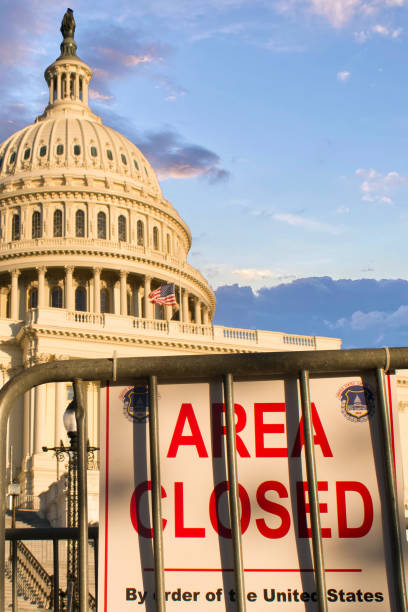 istock January 6th Riot - Area Closed 1370906988