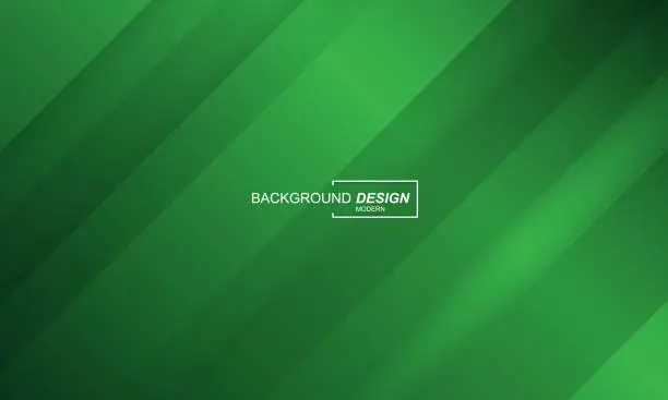 Vector illustration of Modern gradients green color design