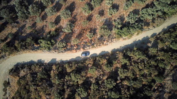 istock On the road, car on the dirt road 1370911726