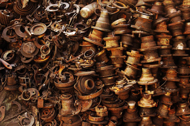 istock The industrial spare component background of the group 1370912896