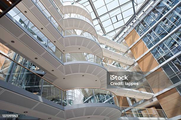 Modern Office Building Stock Photo - Download Image Now - Indoors, Office Building Exterior, Abstract