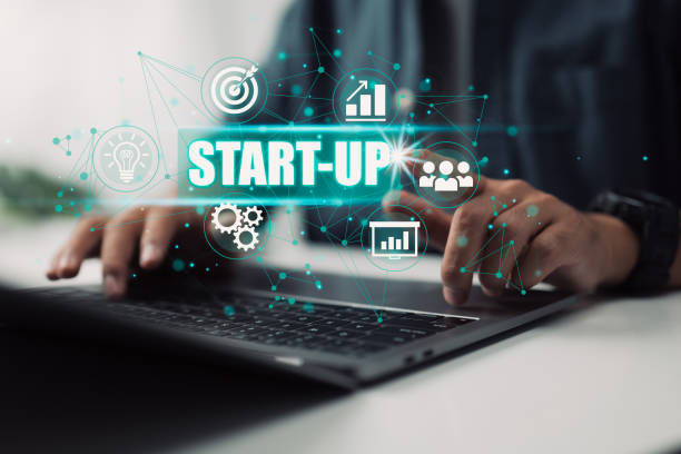 istock People who work in business, technology, the Internet, and networks think about this. Funding for start-ups comes from crowdfunding and venture capital. Entrepreneurship. 1370919738