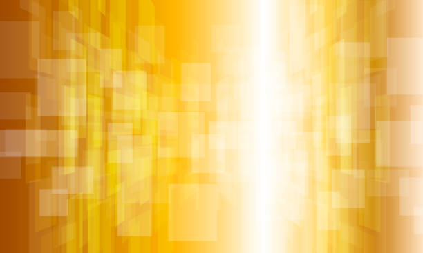 Gold and yellow rectangular vector abstract background with gradient illustration Gold and yellow rectangular vector abstract background with gradient illustration for use for template, slide, zoom call, video call, banner, cover, poster, wallpaper, digital presentations, slideshows, Powerpoint, websites, videos, design with space for text, and general backgrounds for designs. virtual background stock illustrations