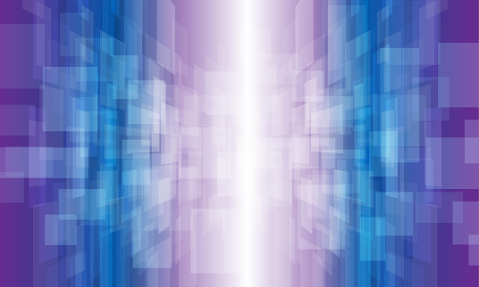 Blue and purple rectangular vector abstract background with gradient illustration for use for template, slide, zoom call, video call, banner, cover, poster, wallpaper, digital presentations, slideshows, Powerpoint, websites, videos, design with space for text, and general backgrounds for designs.