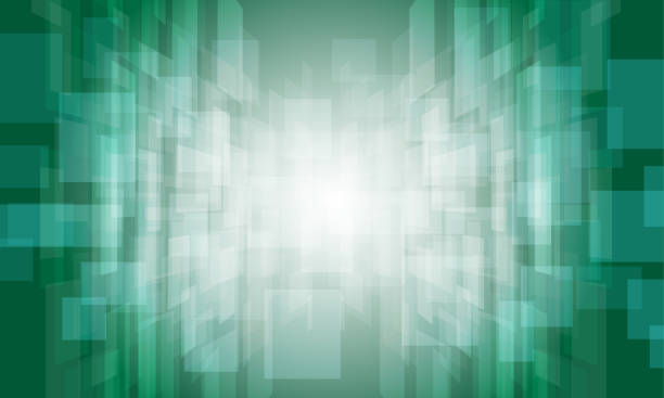 Green rectangular vector abstract background with gradient illustration Green rectangular vector abstract background with gradient illustration for use for template, slide, zoom call, video call, banner, cover, poster, wallpaper, digital presentations, slideshows, Powerpoint, websites, videos, design with space for text, and general backgrounds for designs. virtual background stock illustrations