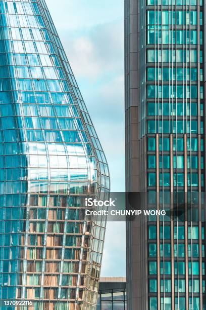 Modern Office Building Detail London Stock Photo - Download Image Now - Architecture, Thames River, Aluminum