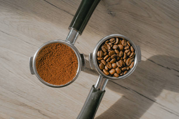 istock yin yang, holders for caffeinated, ground coffee, coffee beans 1370922506