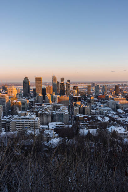 istock View of Montreal, Canada, at sunset 1370924157
