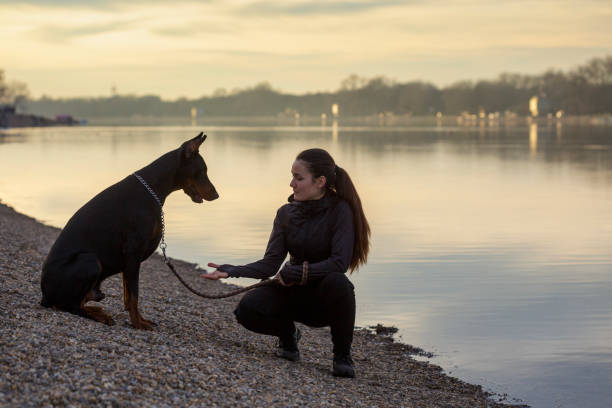 istock Girl with dog 1370925254