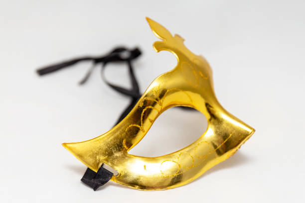 istock Venetian mask on a white background. 1370928775