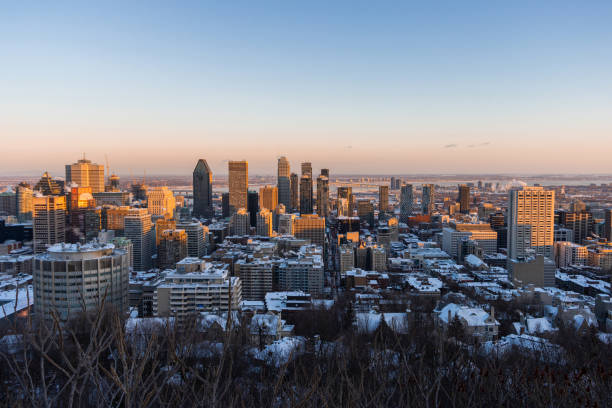 istock View of Montreal, Canada, at sunset 1370929416