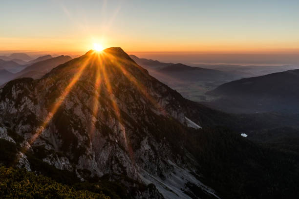 istock Sunset at the Hochstaufen peak 1370936435