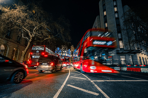 Speed of light in London city