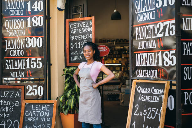 istock Delicatessen store owner portrait 1370938563
