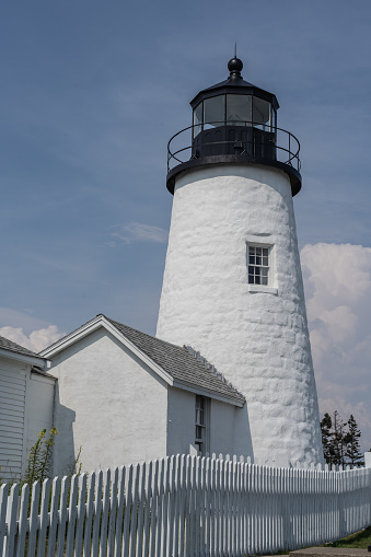 Maine lighthouse, The Pemaquid Lighthouse is a historic lighthouse located in Bristol, Maine.