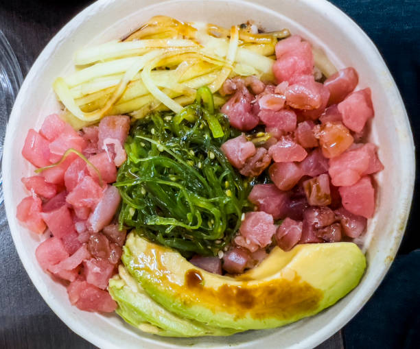 Tuna bowl, take out food