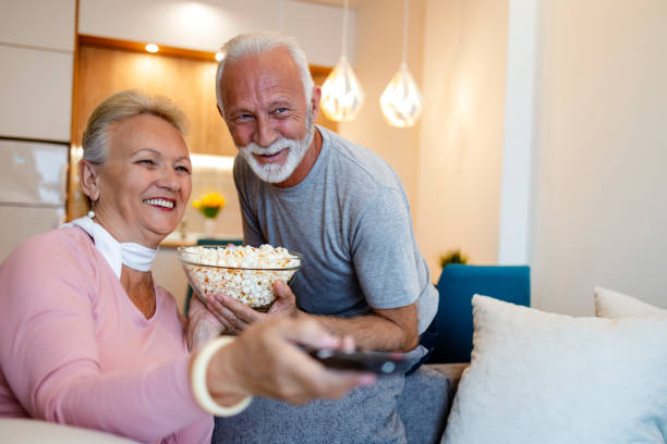 istock Senior couple at home 1370943993