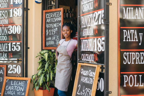 istock Delicatessen store owner portrait 1370950897