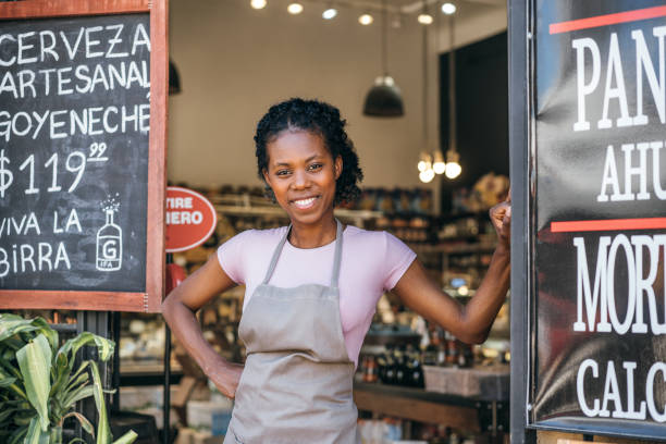 istock Delicatessen store owner portrait 1370954517