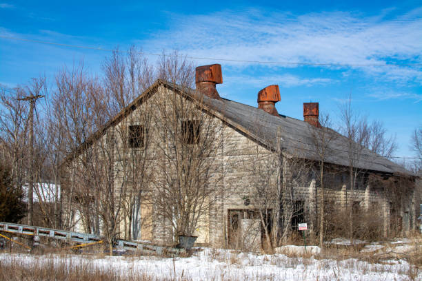 istock Abandoned industrial buildings 1370958419