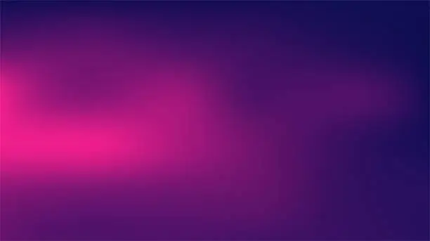 Vector illustration of Violet Purple, Pink and Navy Blue Defocused Blurred Motion Gradient Abstract Background Vector