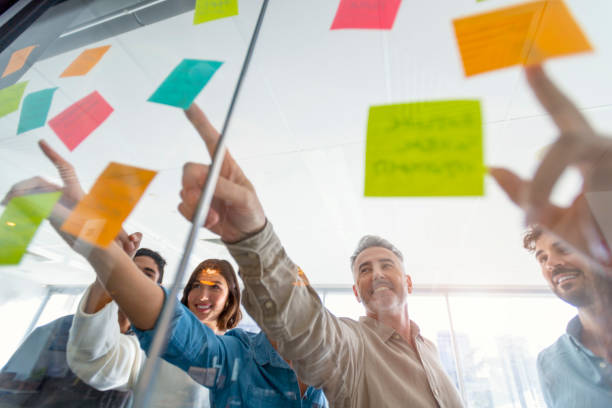 istock Group of business people brainstorming. 1370963315