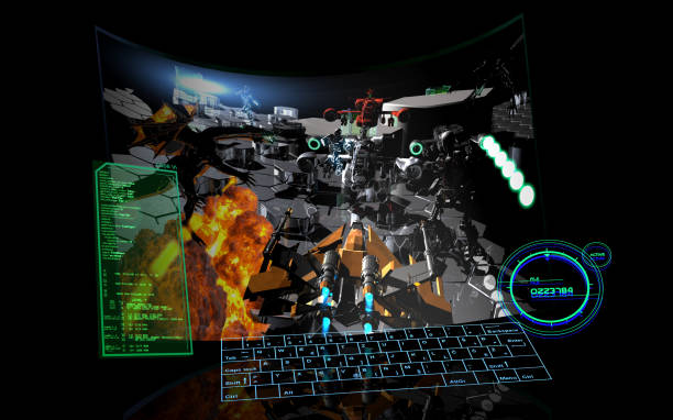 Virtual Computer Inside Game 2,700+ Video Gaming Monitor Stock Photos, Pictures & Royalty-Free ...