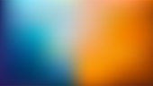 istock Blue and Orange Defocused Blurred Motion Gradient Abstract Background Vector 1370967510