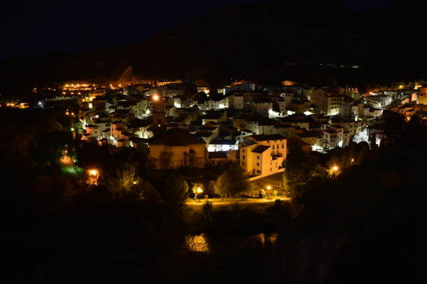 istock Village of Arnedillo at night. 1370974963