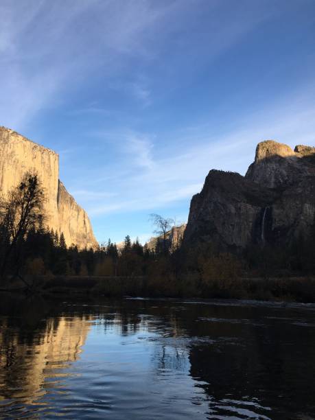 istock Merced River in Yosemite Valley before Sunset in November. 1370985240