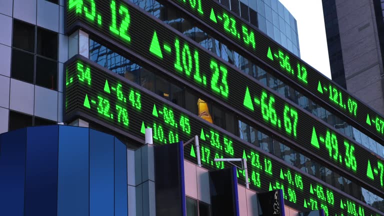 Fictional View of Up Stock Market Ticker