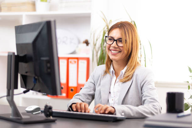 istock business woman in an office 1370993642