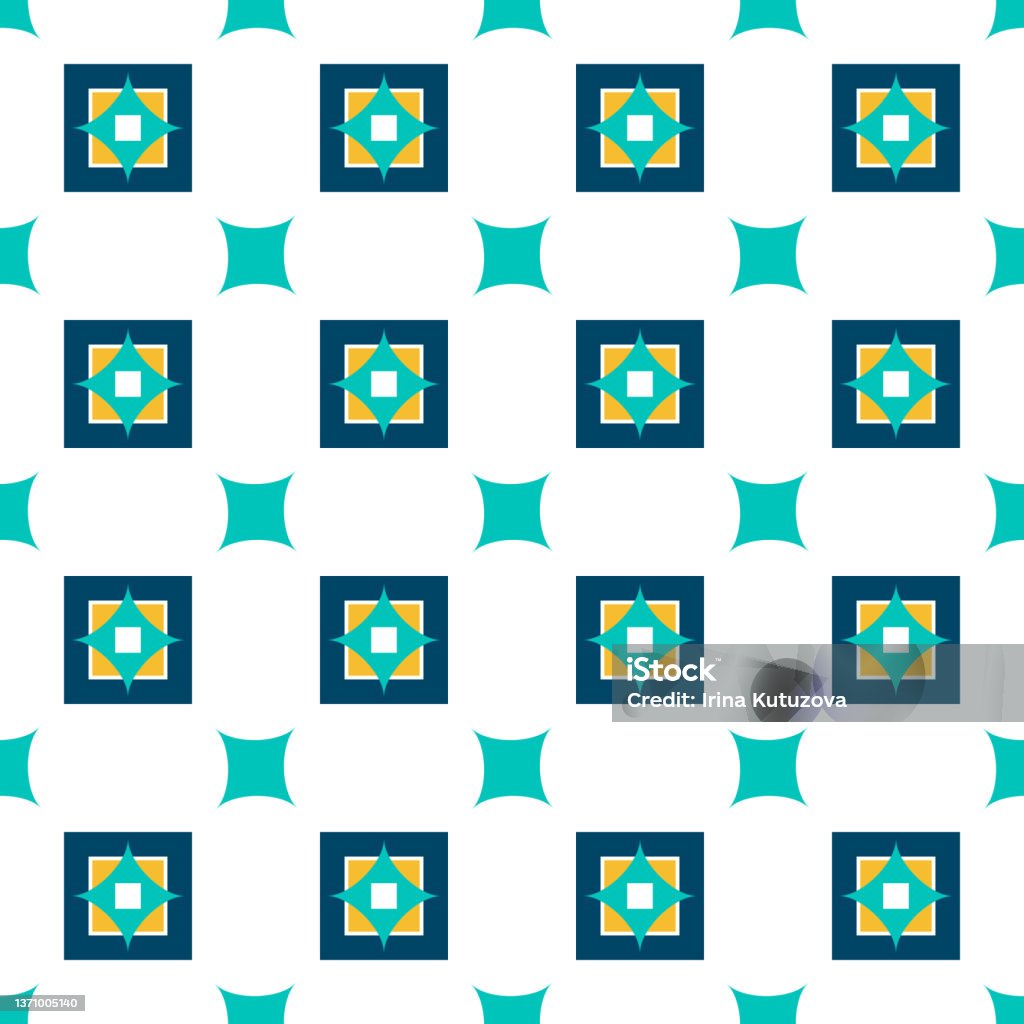 Square Solid Figure Pattern Pattern From Different Squares Geometric Figures Vector Illustration ...