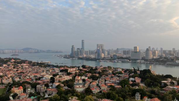 istock seaside city dawn landscape 1371013721