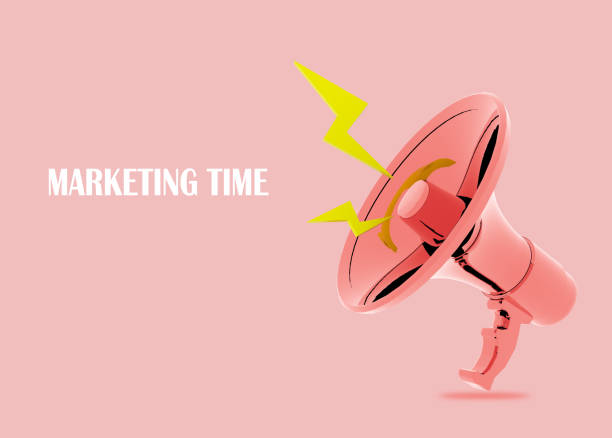 istock marketing time megaphone pink voice thunder in pink background - 3d rendering 1371014585