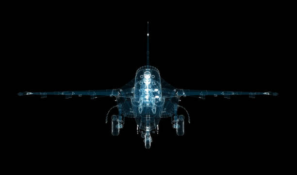 istock Aircraft Hologram. Transportation and Technology Concept 1371017901