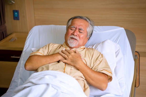 istock Patient sleep on the hospital bed. 1371018013