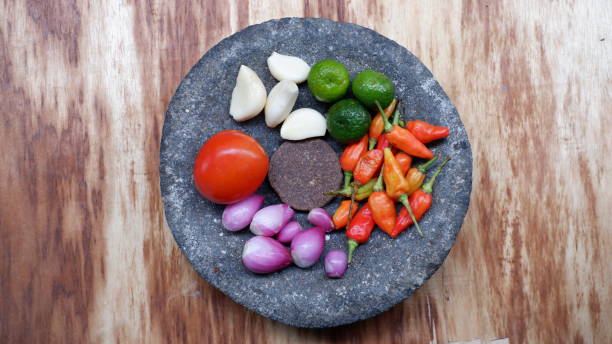 istock Indonesian traditional chilli sambal know as Sambal Terasi 1371030676